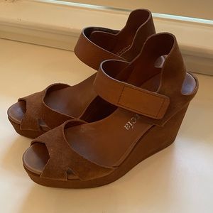 Pedro Garcia Suede Wedge sandals